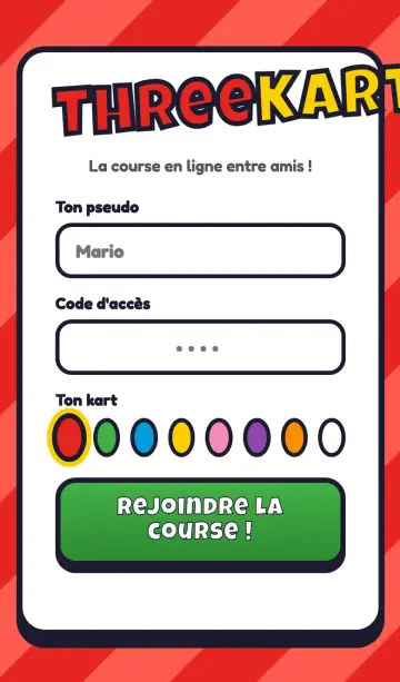 ThreeKart on mobile