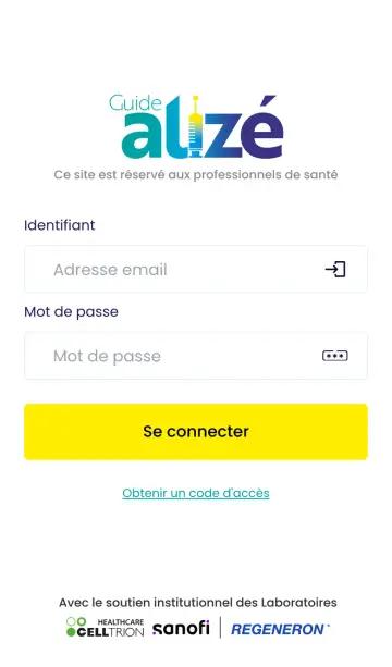 GuideAlize on mobile