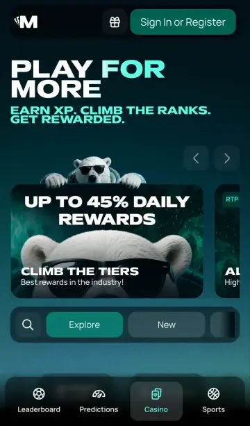 Web3 casino platform on mobile